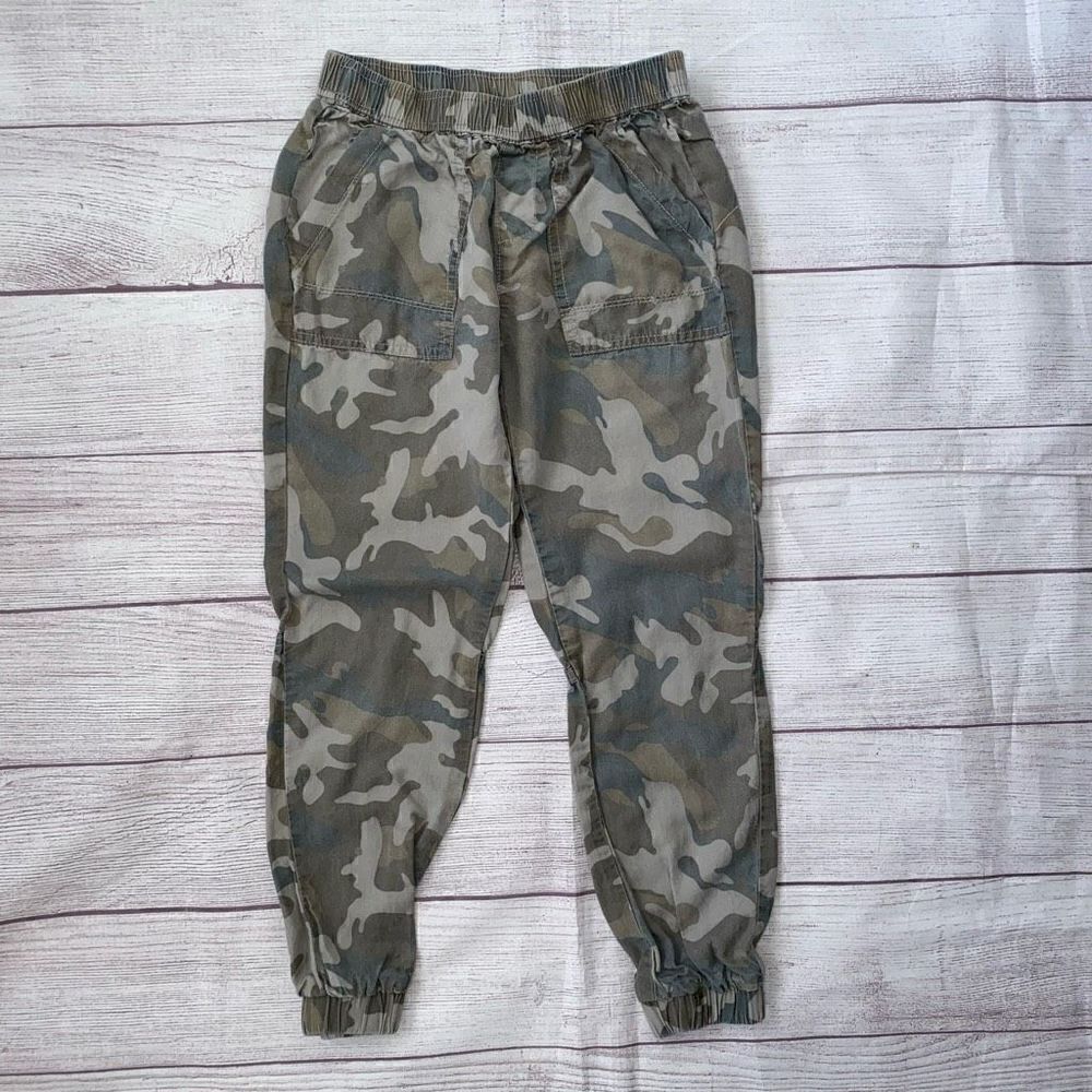 Vintage Havana pull on camo joggers girls sz S